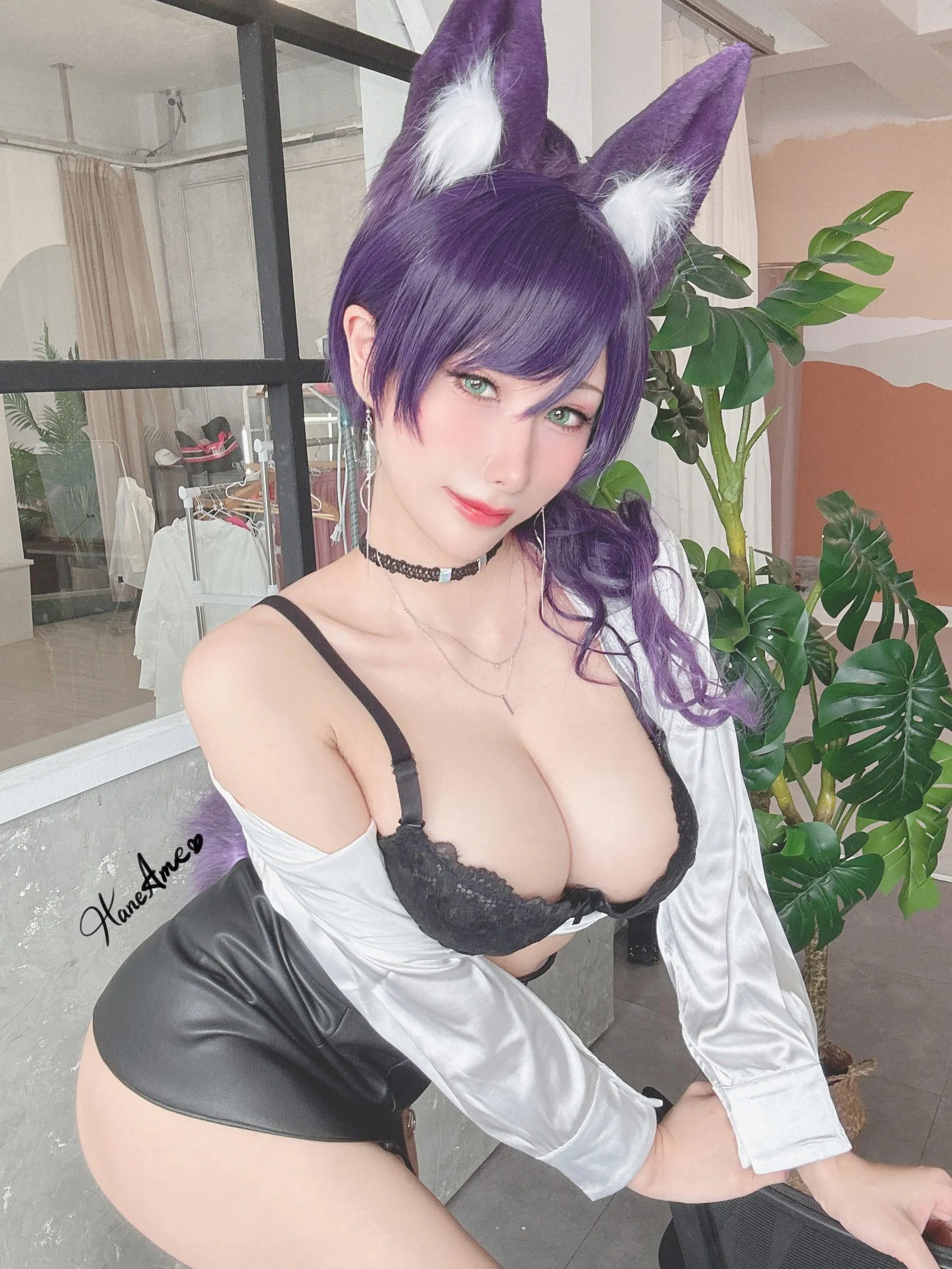 雨波_HaneAme – NO.192.2023年06月新品订阅4套视频-Seki Sexy OL Foxy [51P]插图8